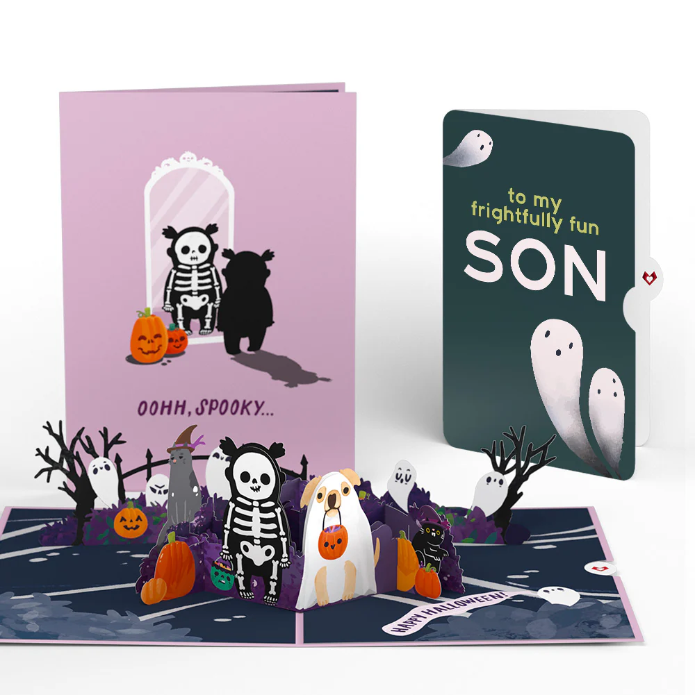 'Oohh, Spooky' Halloween Pop-Up Card and Sentiment Set for Son