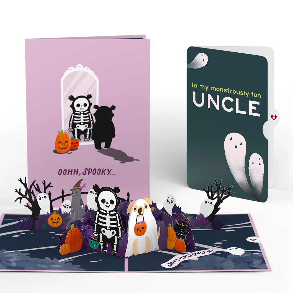 'Oohh, Spooky' Halloween Pop-Up Card and Sentiment Set for Uncle