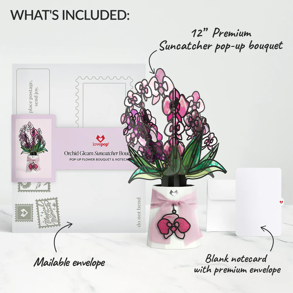 Orchid Gleam Suncatcher Bouquet - Image 6