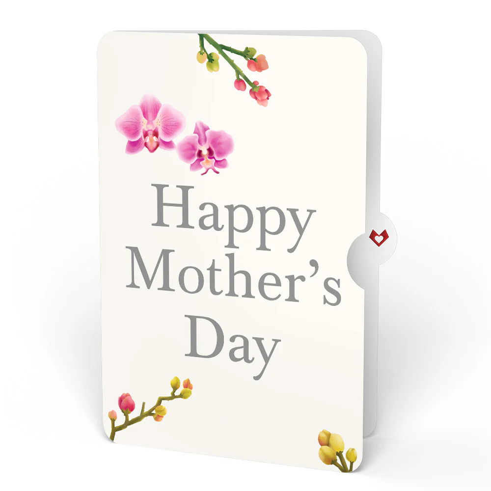 Orchid Mother’s Day Bouquet and Sentiment Set for Mom - Image 4