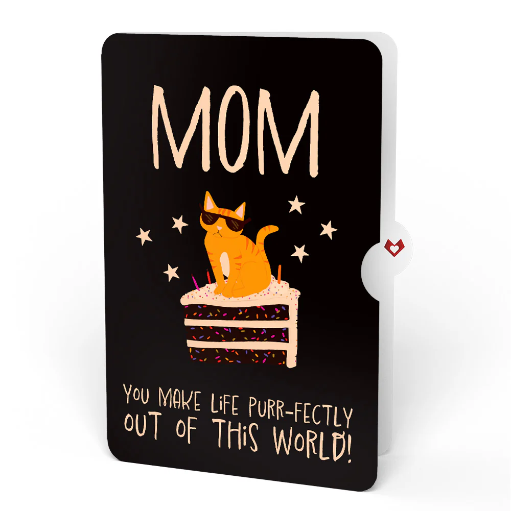 Out of this World Birthday Cat Pop-Up Card and Sentiment Set for Mom - Image 4