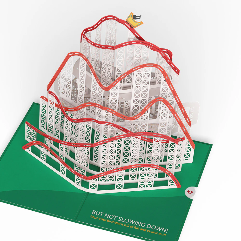 Over the Hill Birthday Pop-Up Card and Sentiment Set for Best Friend - Image 3