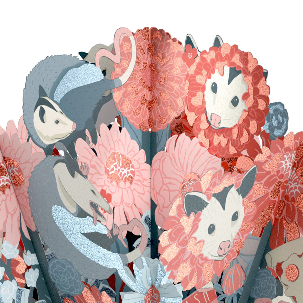 Party Possums Glitter Bouquet - Image 3