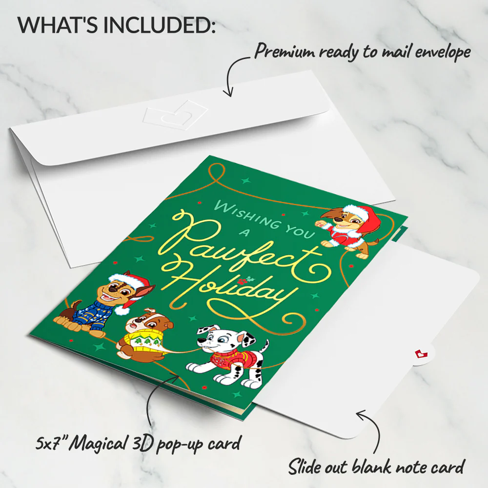 PAW Patrol Pawfect Holiday Pop-Up Card - Image 5