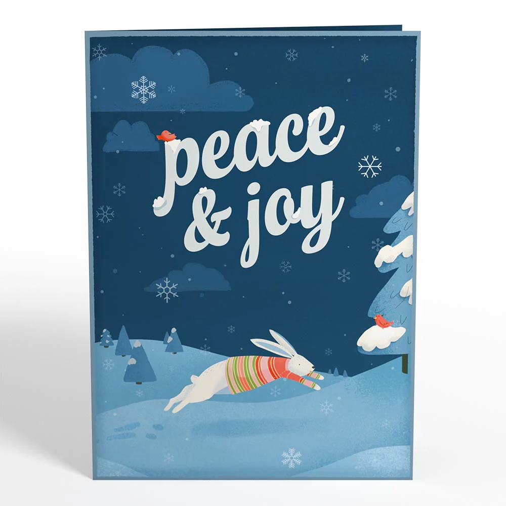 Peace & Joy Woodland Gathering Pop-Up Card - Image 5