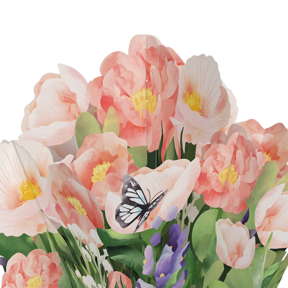 Peony Mother's Day Bouquet and Sentiment Set for Daughter - Image 3