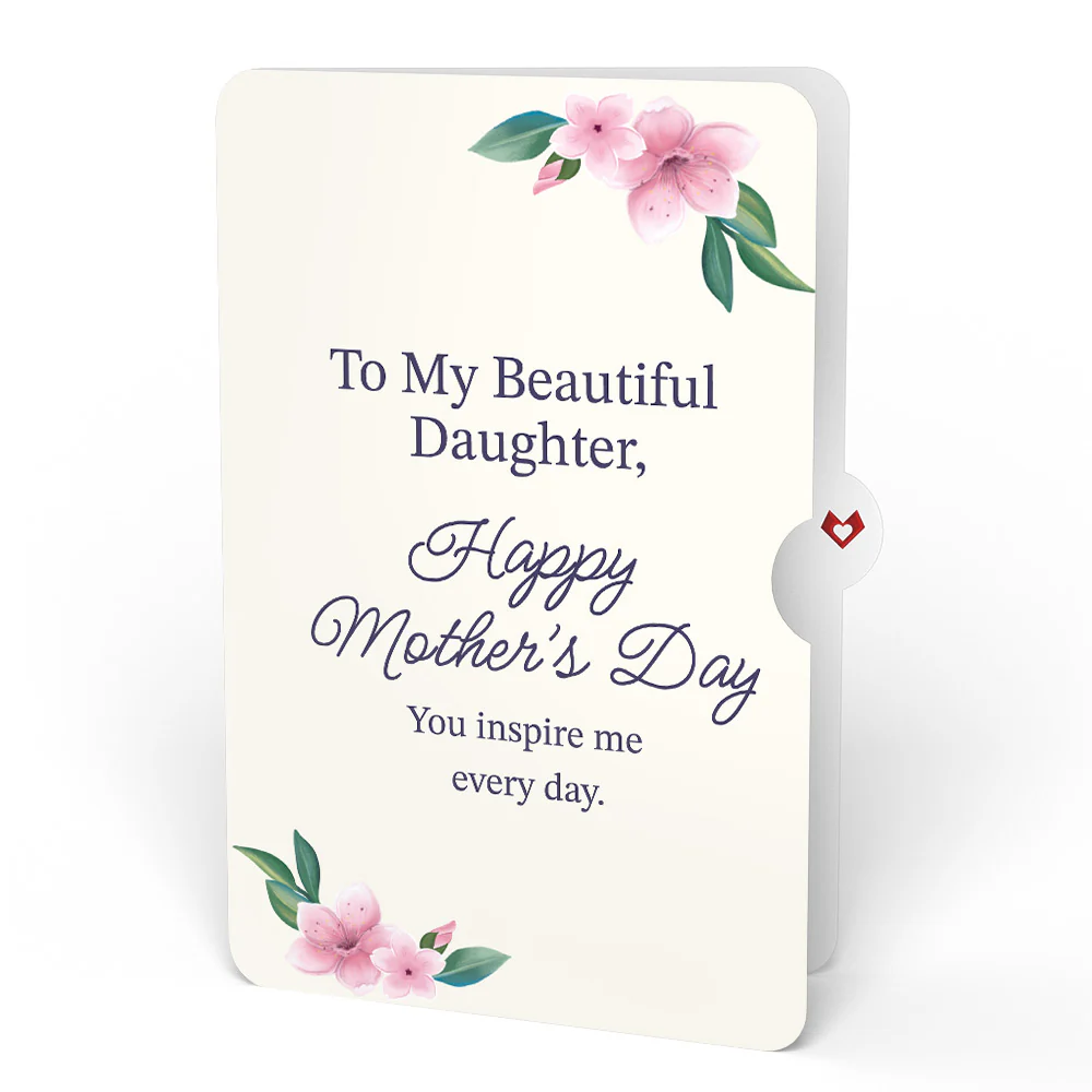 Peony Mother's Day Bouquet and Sentiment Set for Daughter - Image 4