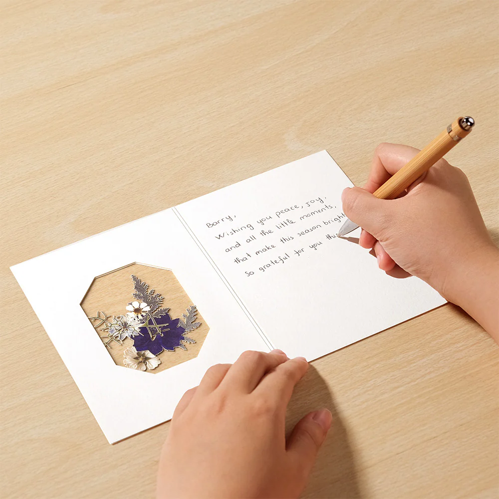 Petal Pressed™ Blank Notecards - Frosted Florals (Assorted 12-Pack) - Image 3