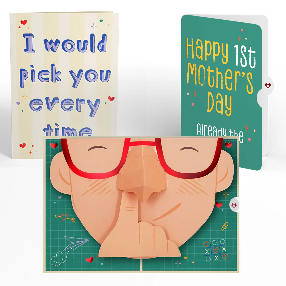 Pick You Every Time 1st Mother’s Day Pop-Up Card and Sentiment Set for New Mom