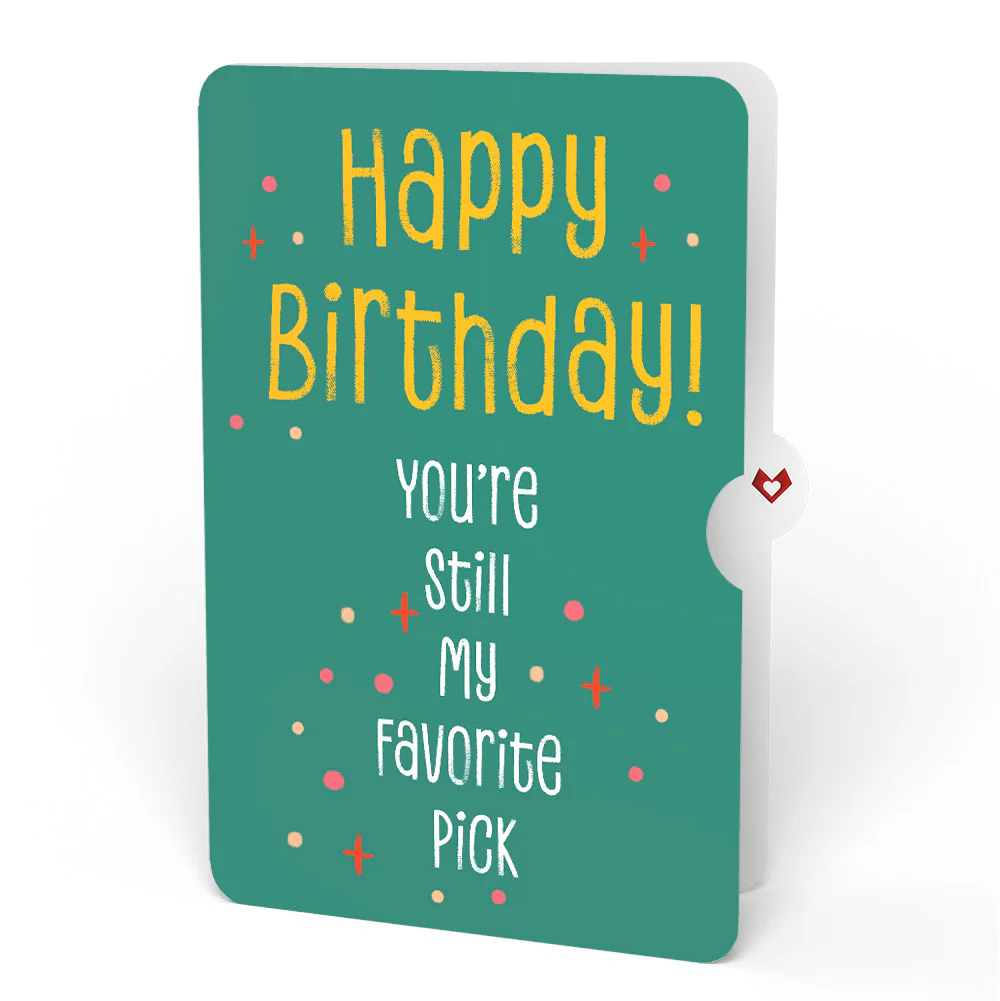 Pick You Every Time Birthday Pop-Up Card and Sentiment Set - Image 4
