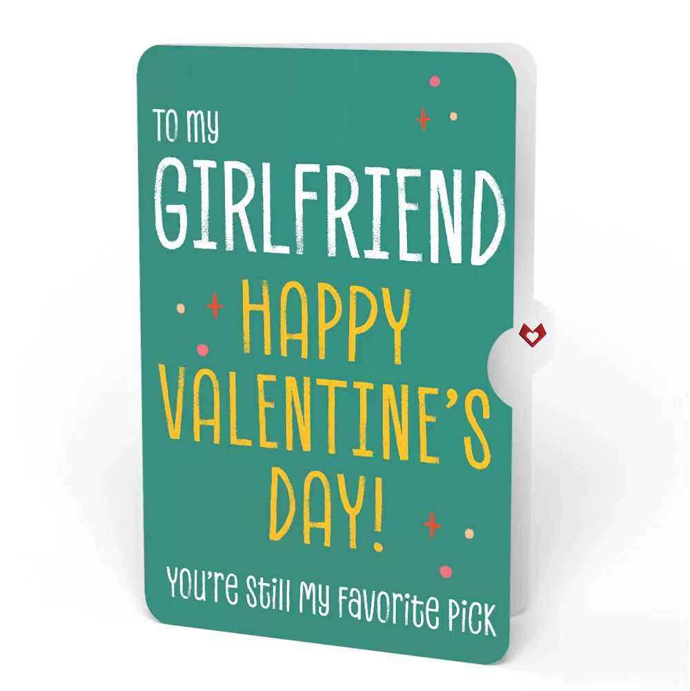 Pick You Every Time Valentine Pop-Up Card and Sentiment Set for Girlfriend - Image 4
