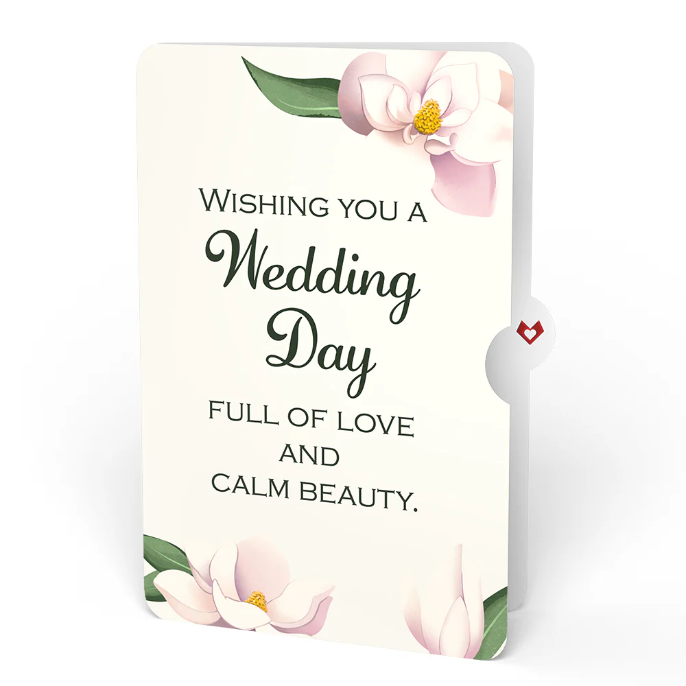 Pink Magnolia Tree Wedding Pop-Up Card and Sentiment Set - Image 4