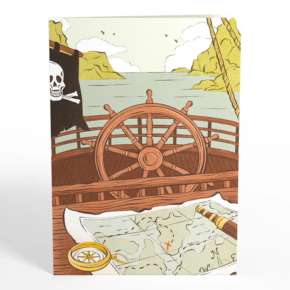Pirate Ship Pop-Up Card - Image 4