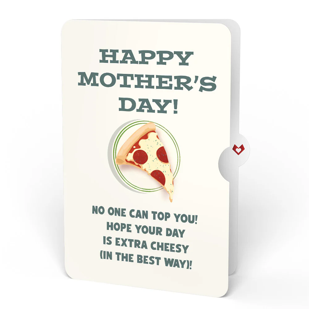 Pizza Love Mother's Day Pop-Up Card and Sentiment Set - Image 4