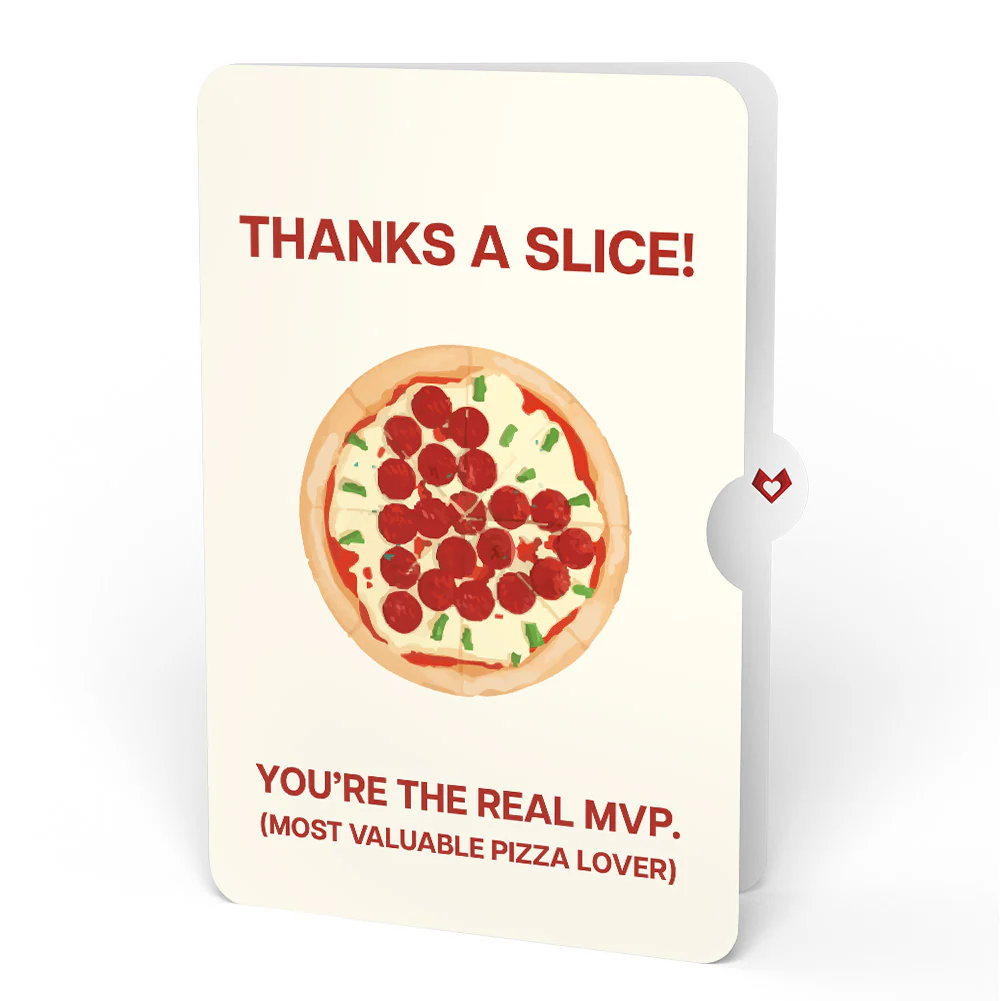Pizza Love Thank You Pop-Up Card and Sentiment Set - Image 4