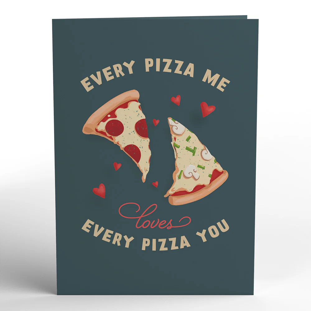 Pizza Valentine Pop-Up Card - Image 5