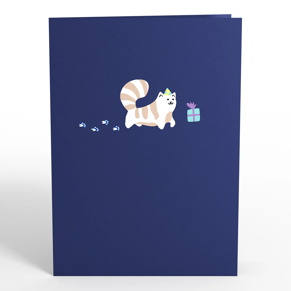 Playful Cats Birthday Pop-Up Card - Image 4