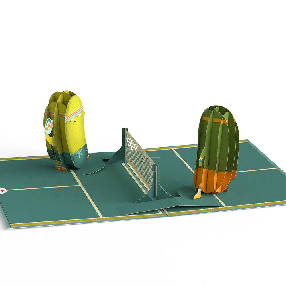 Playful Pickleball Pop-Up Card - Image 4