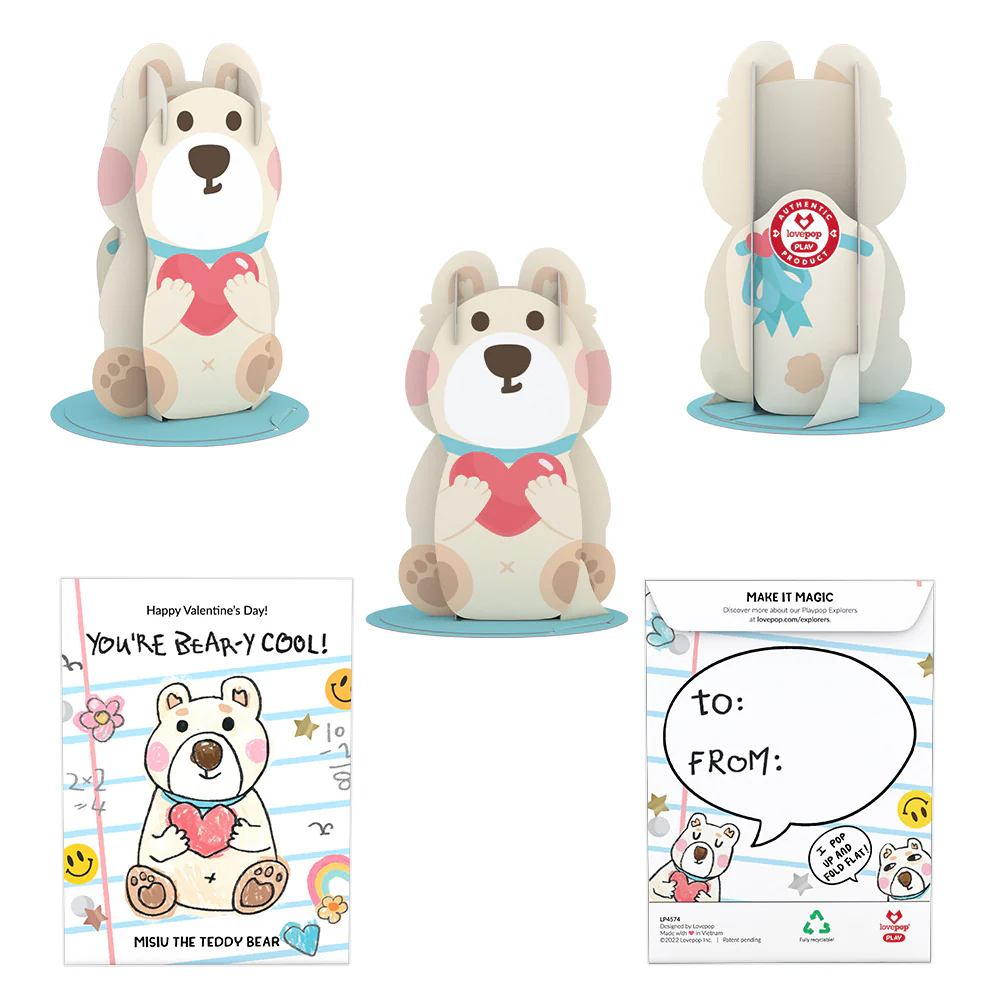 Playpop Explorers™: Assorted Valentine's for Kids 8-Pack - Image 10