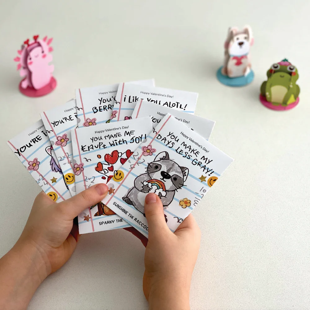 Playpop Explorers™: Assorted Valentine's for Kids 8-Pack - Image 3