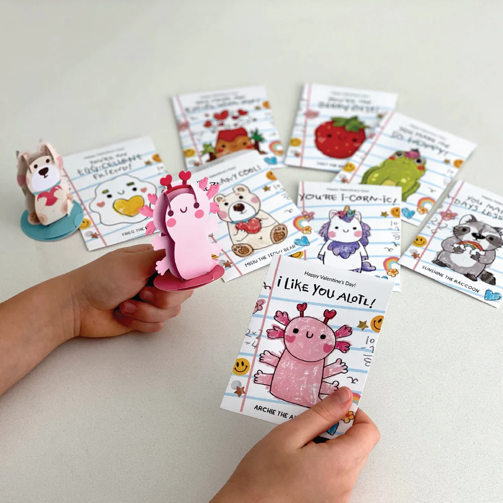 Playpop Explorers™: Assorted Valentine's for Kids 8-Pack - Image 4