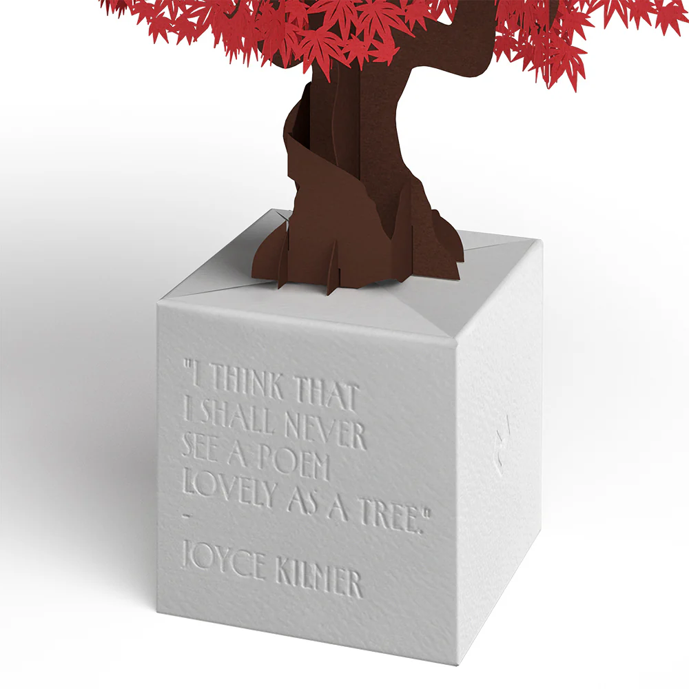 Japanese Maple Poet Tree Pop-Up Paper Sculpture - Image 3