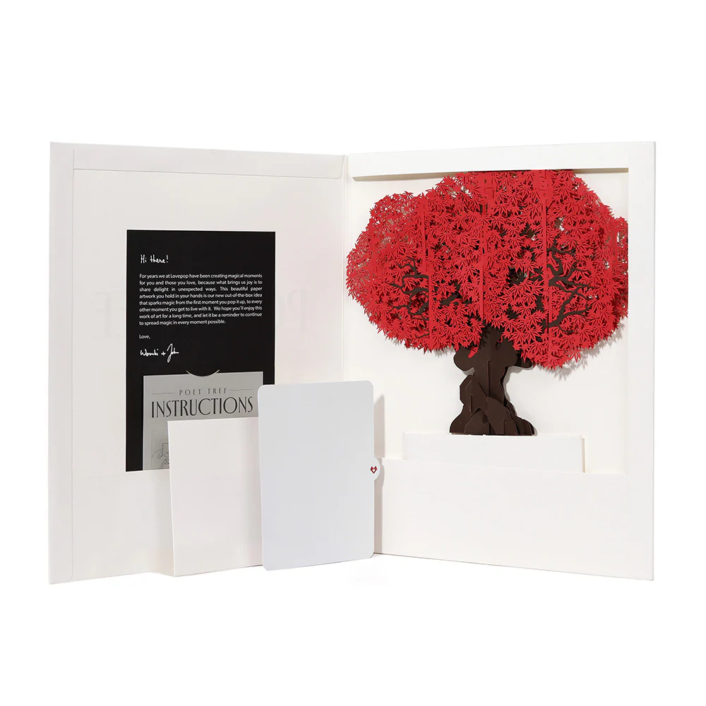 Japanese Maple Poet Tree Pop-Up Paper Sculpture - Image 8