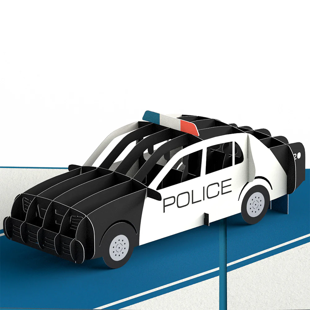 Police Car Pop-Up Card - Image 2
