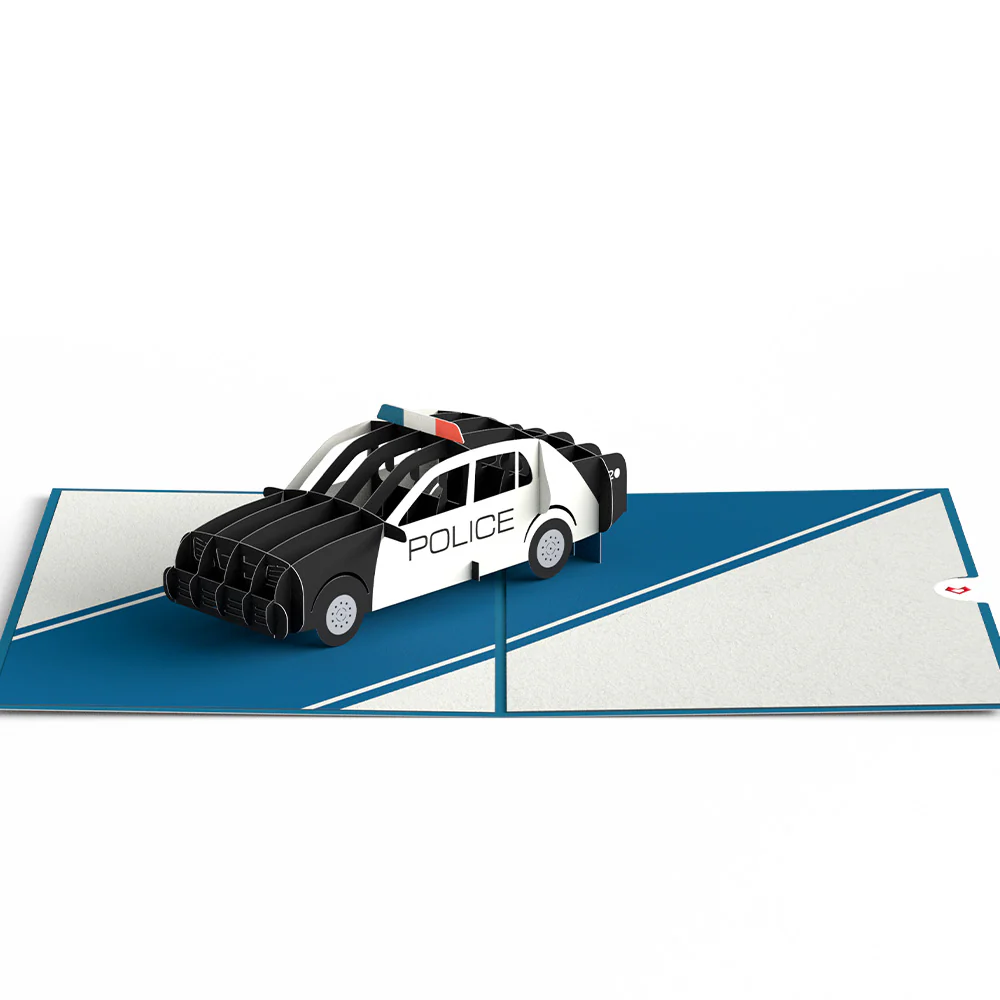Police Car Pop-Up Card - Image 3