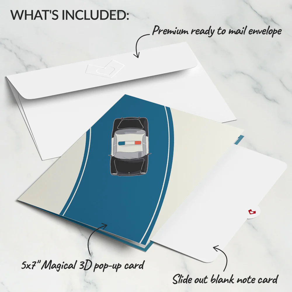 Police Car Pop-Up Card - Image 4