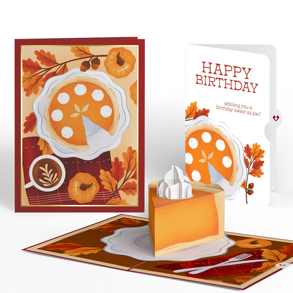Pumpkin Pie Birthday Pop-Up Card and Sentiment Set