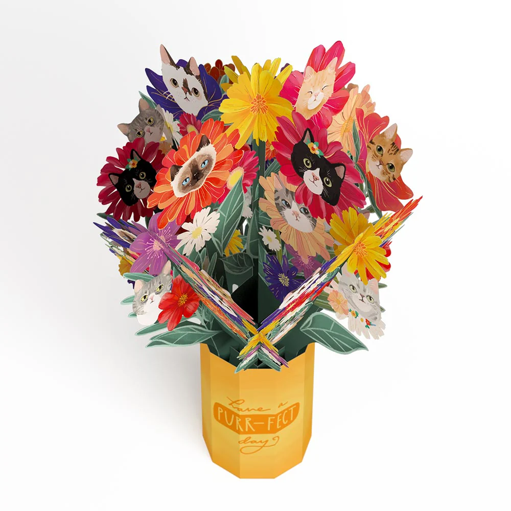 Purr-fect Day Bouquet for Childless Cat Lady - Image 5