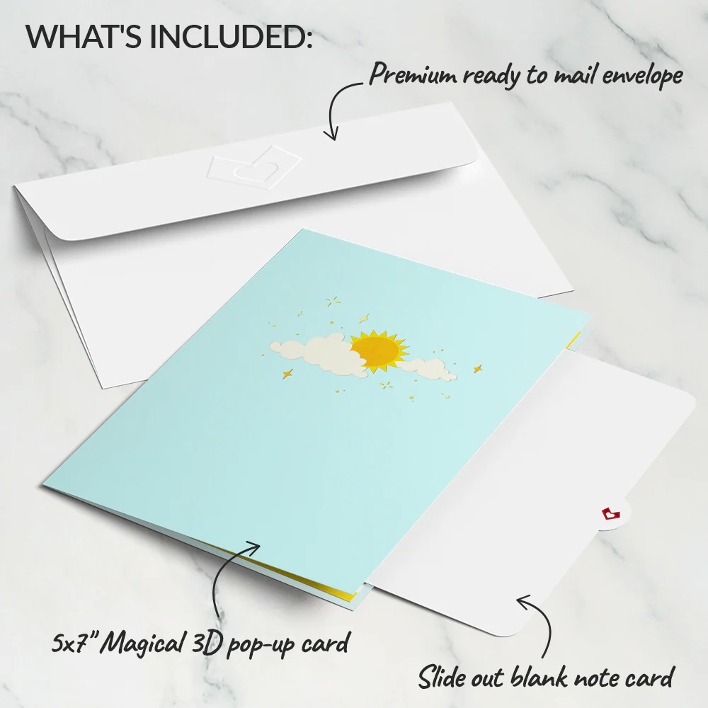 Radiant Sun Pop-Up Card - Image 5