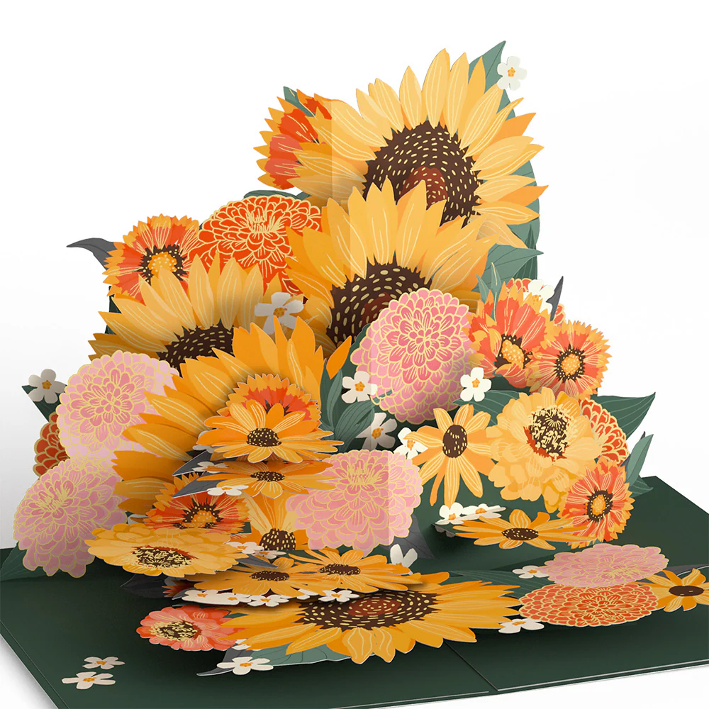 Radiant Sunflowers Thinking of You Pop-Up Card and Sentiment Set - Image 3