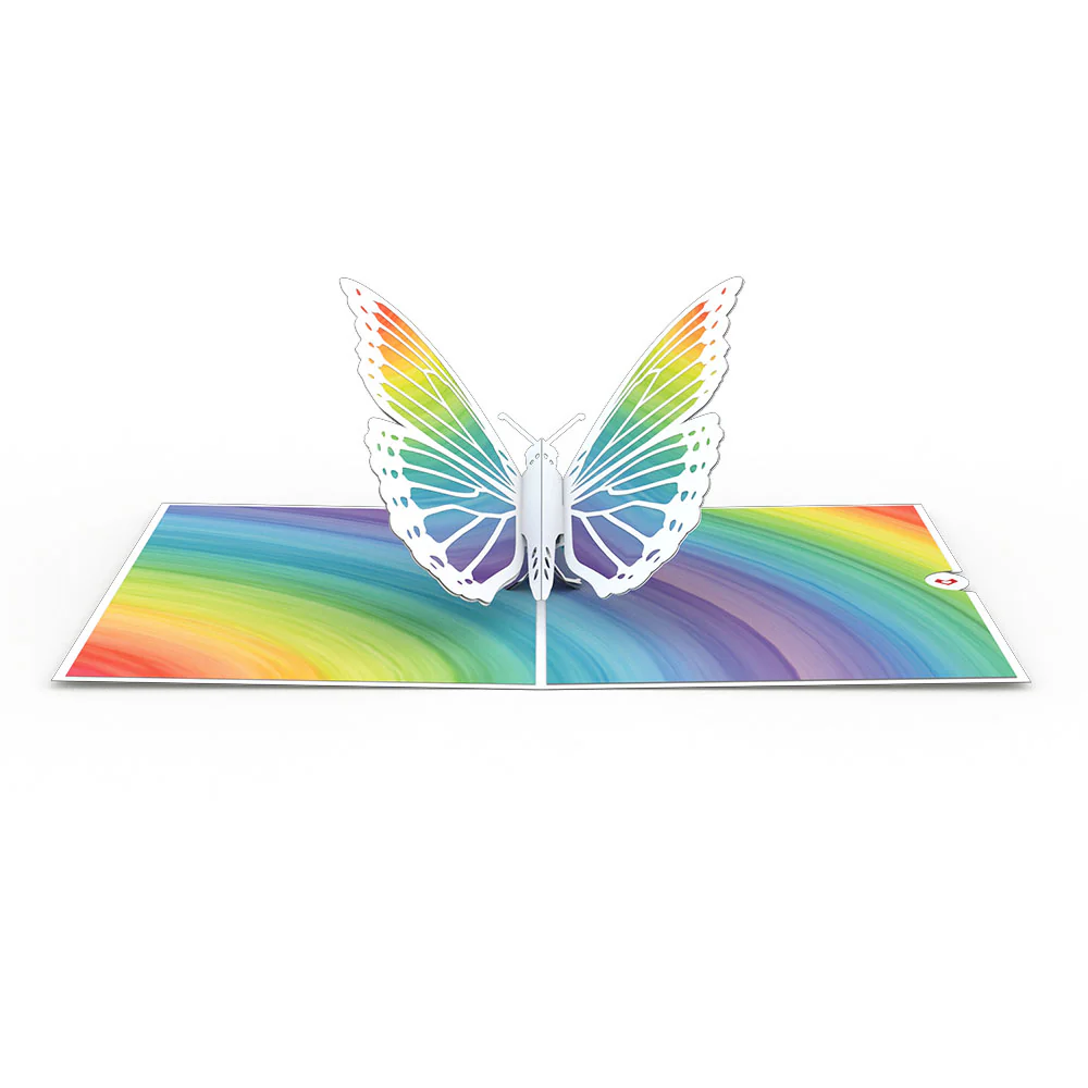 Rainbow Butterfly Pop-Up Card - Image 5