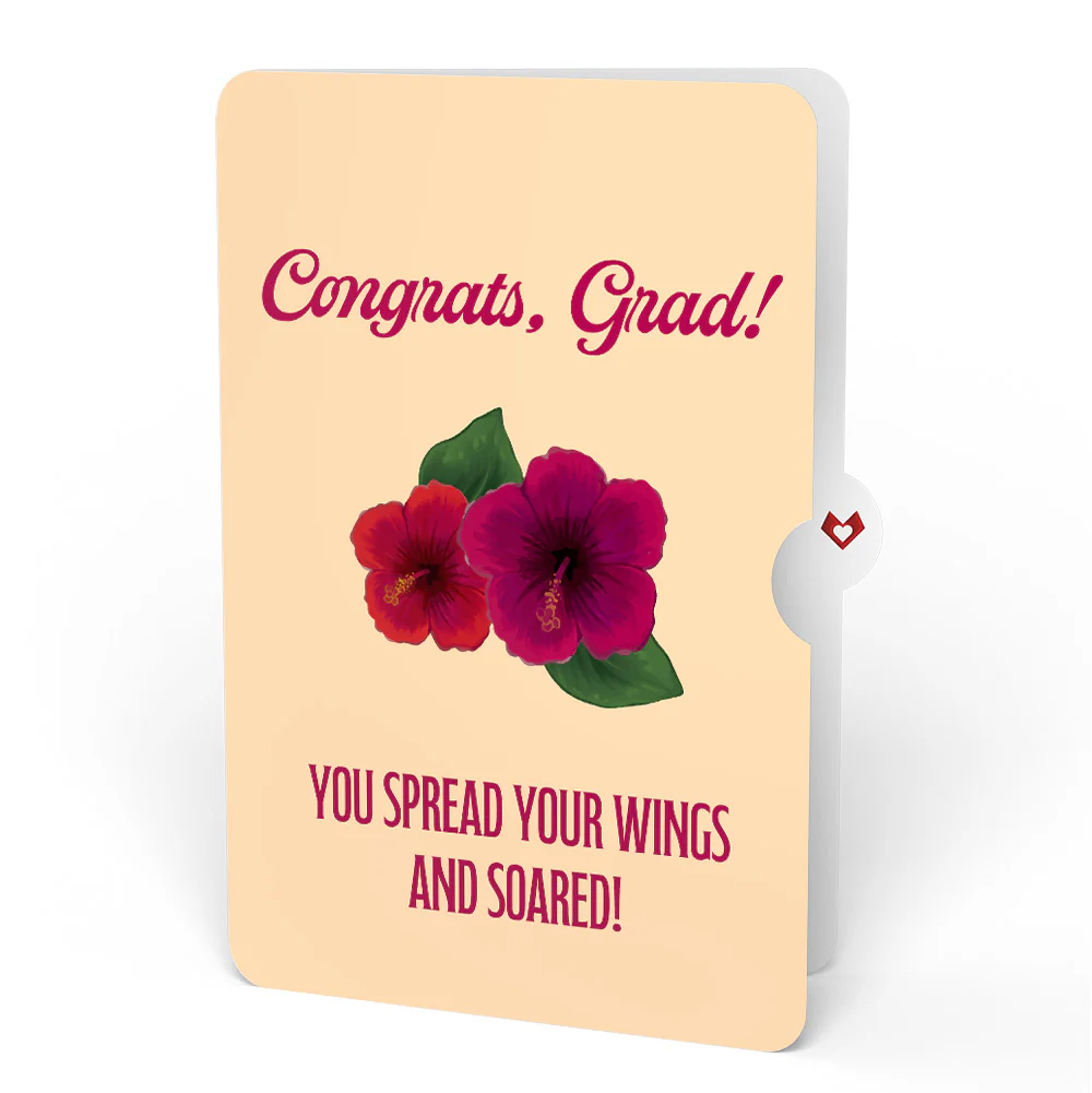 Rainforest Toucan Graduation Pop-Up Card and Hibiscus Sentiment Set - Image 4