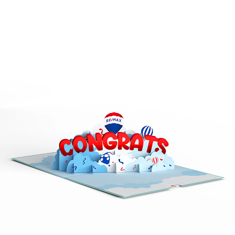 Re/Max® Congrats Pop-Up Card - Image 3