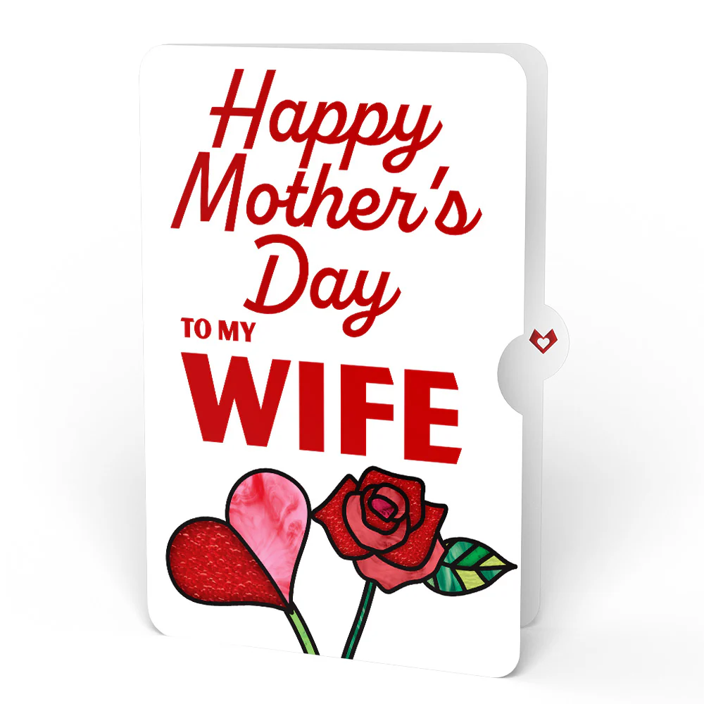 Red Rose Mother’s Day Grand Bouquet and Sentiment Set for Wife - Image 4