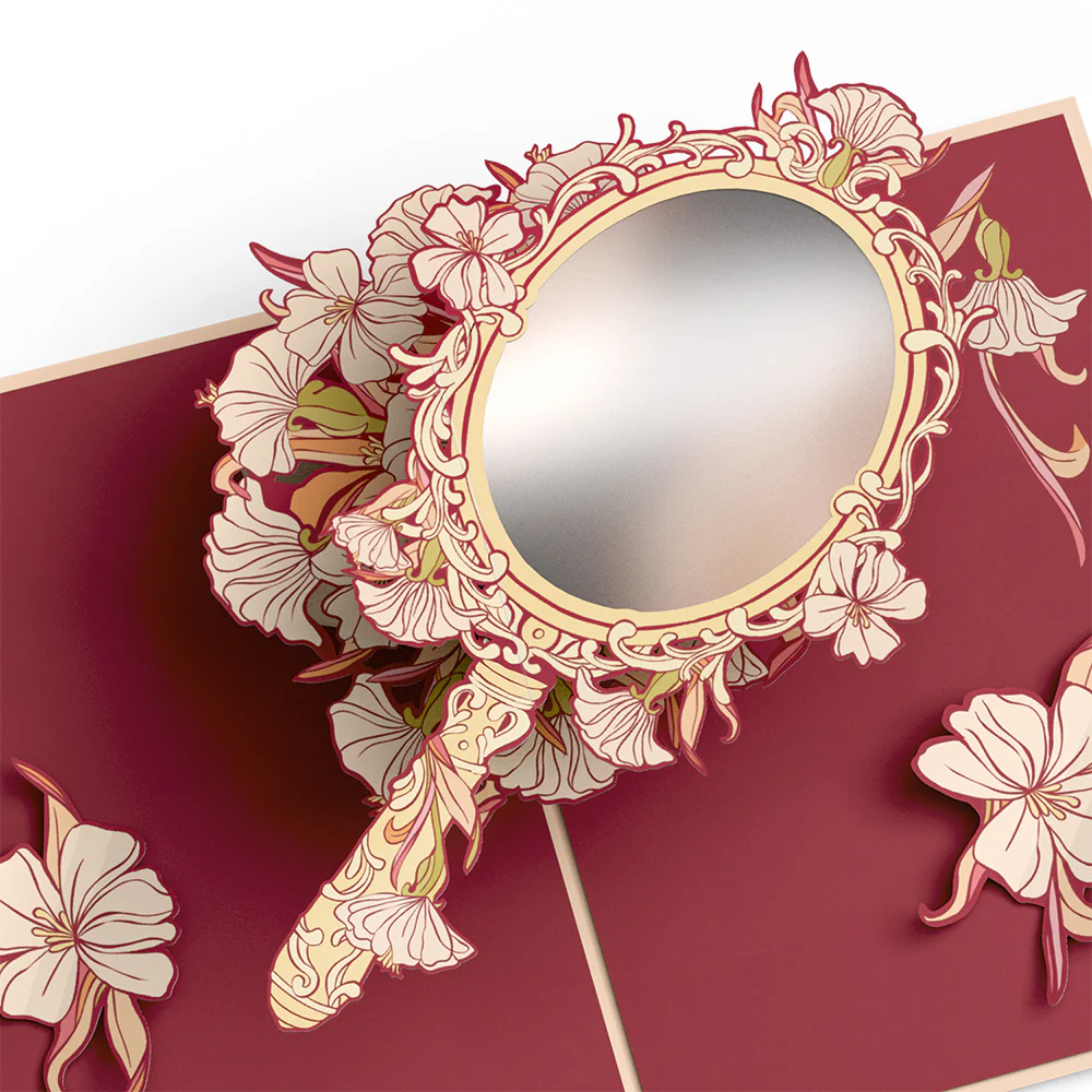 Reflection of Love and Support Mirror Mother's Day Pop-Up Card and Sentiment Set for Sister - Image 3