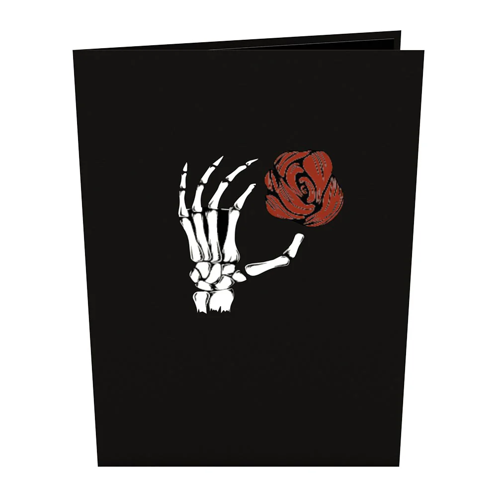 Rose Skull Pop-Up Card - Image 6