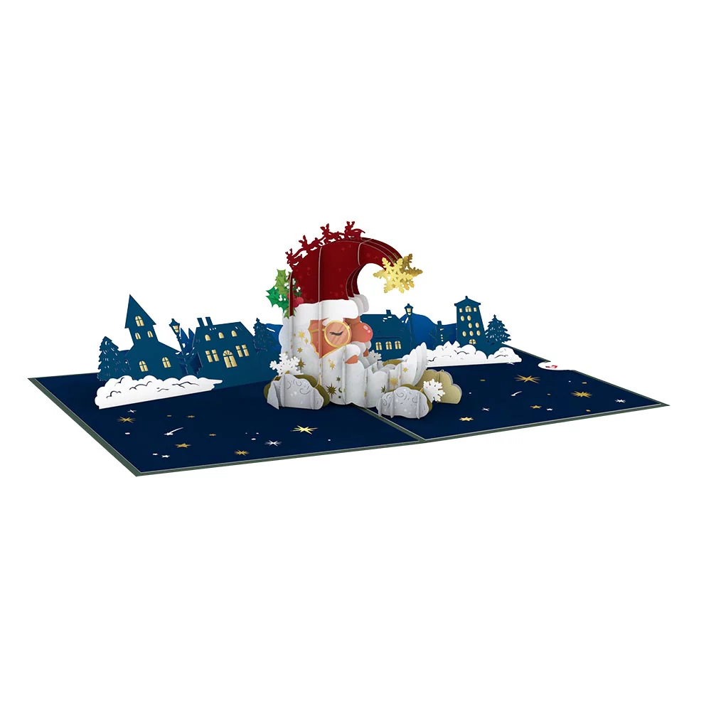 Santa Moon Pop-Up Card - Image 3