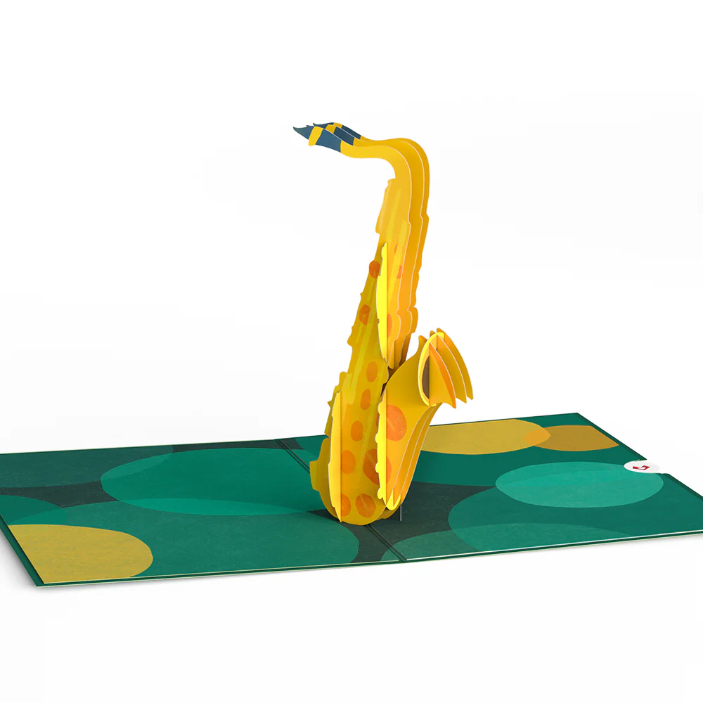 Saxophone Pop-Up Card - Image 3