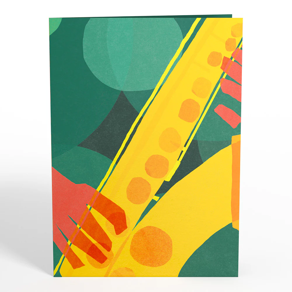 Saxophone Pop-Up Card - Image 4
