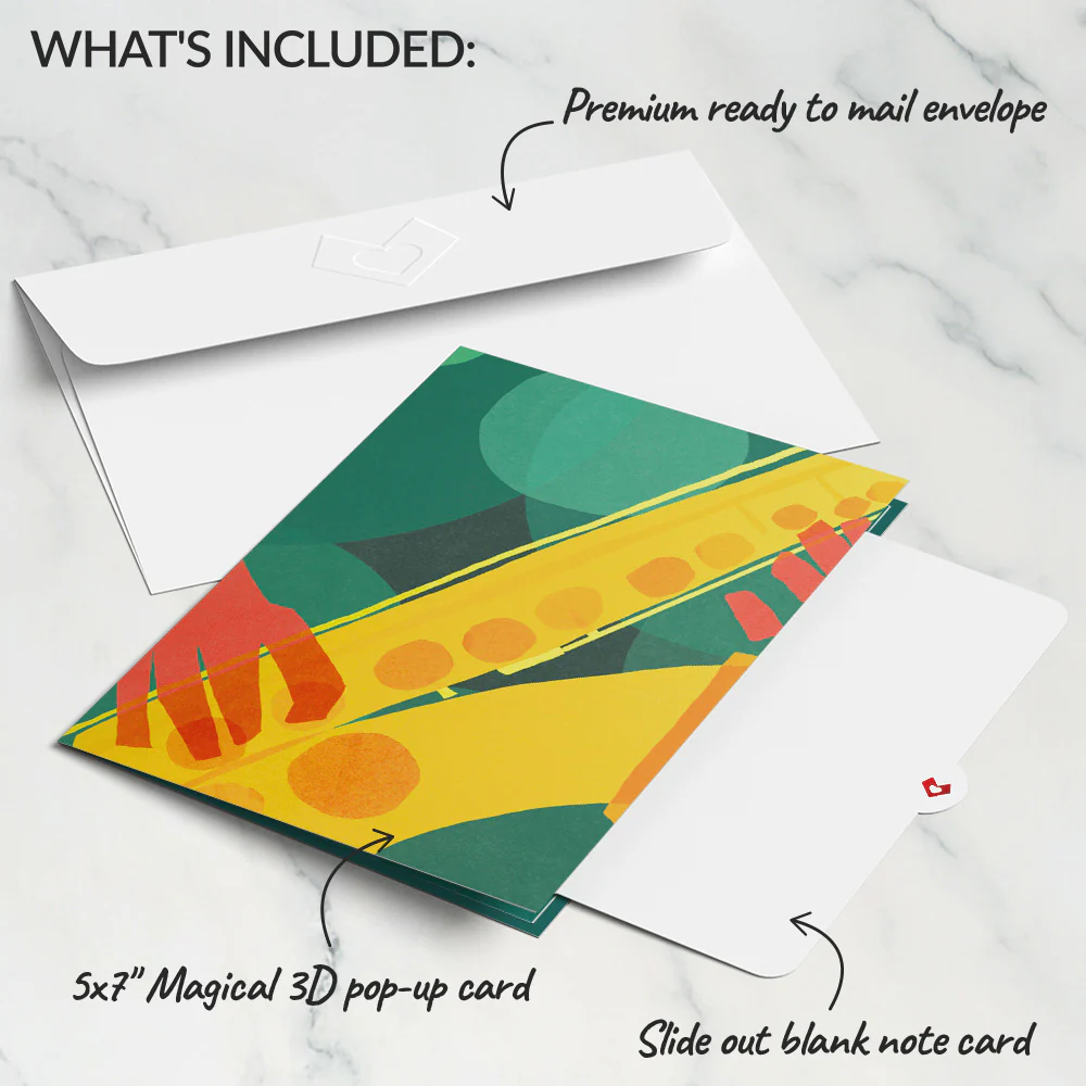 Saxophone Pop-Up Card - Image 5