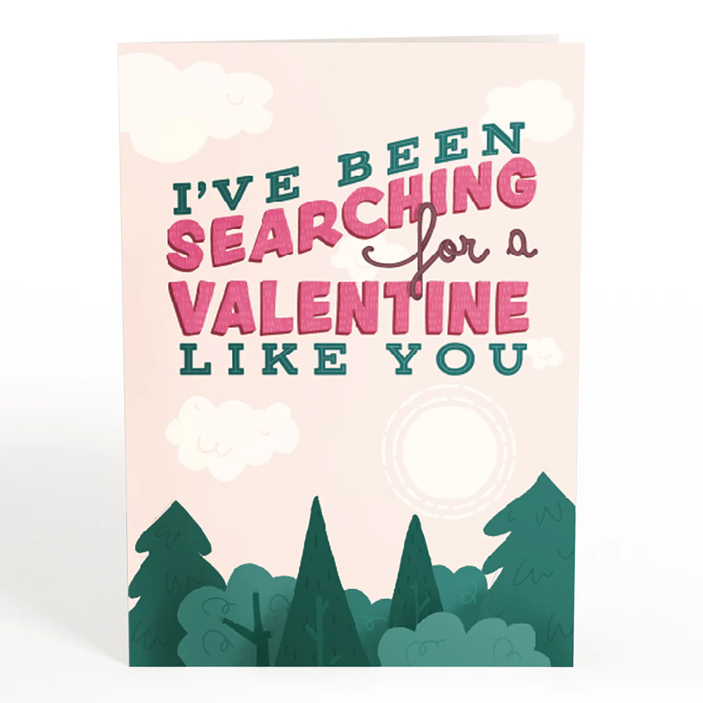Searching for a Valentine Like You Bigfoot Pop-Up Card - Image 4