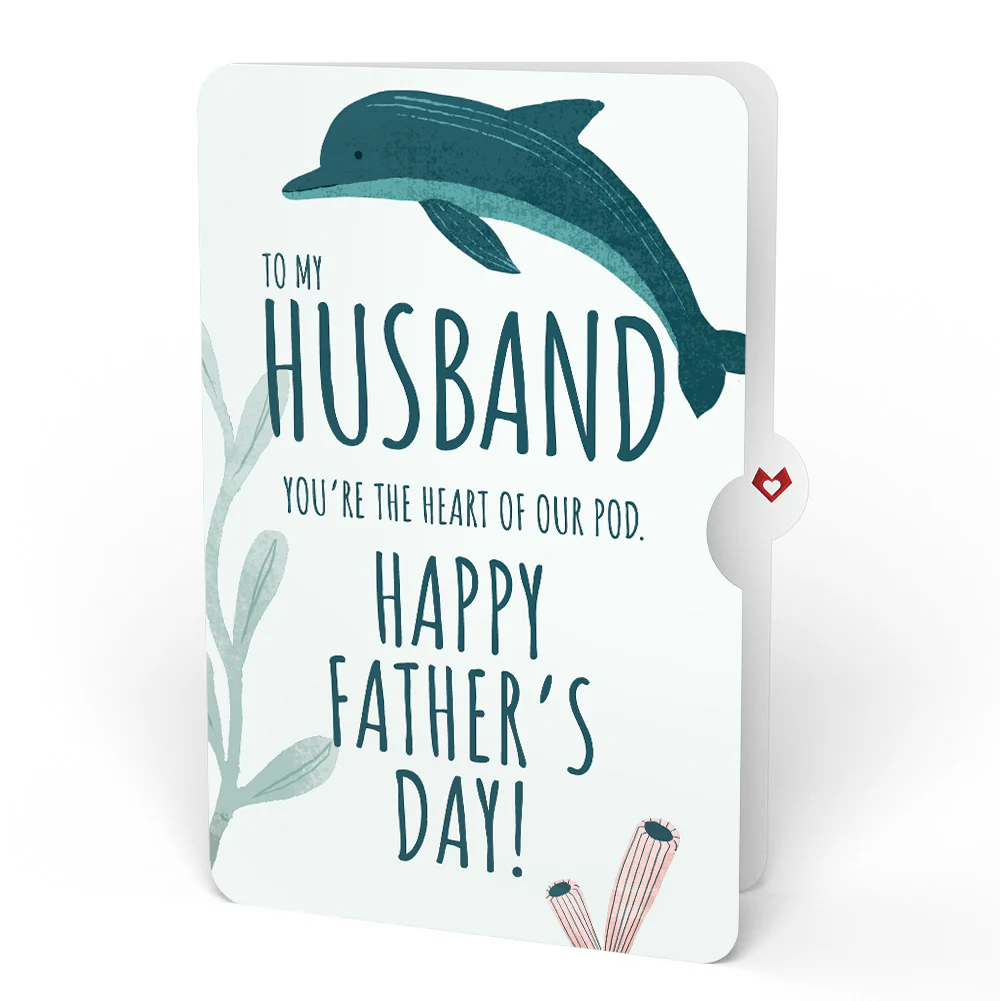 Seaside Sandcastle Father’s Day Pop-Up Card and Sentiment Set for Husband - Image 4