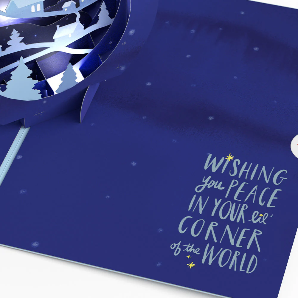 Season of Light Winter Village Light-Up Pop-Up Card - Image 4