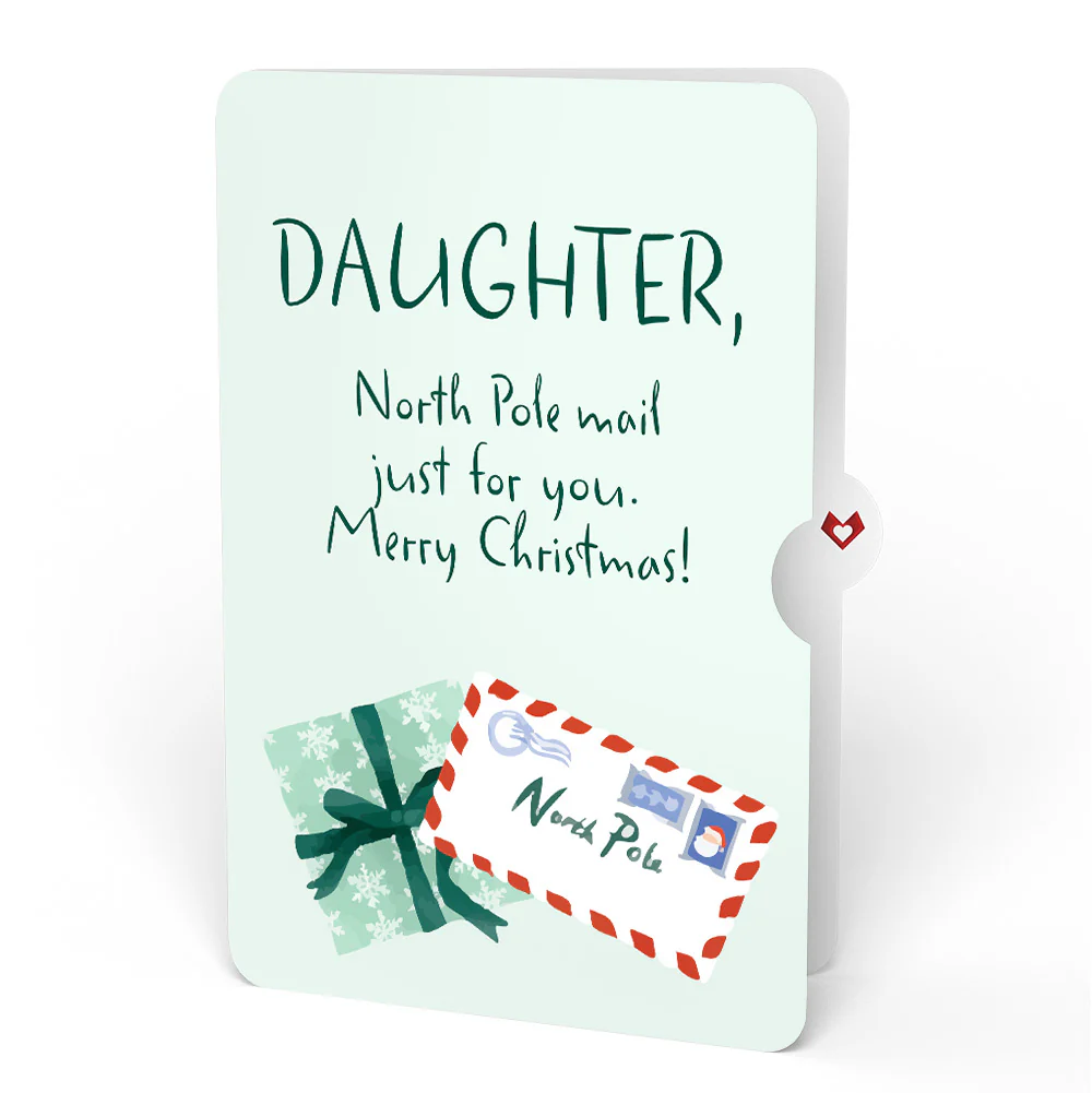 Season's Greetings Penguin Surprise Pop-Up Card and Sentiment Set for Daughter - Image 4