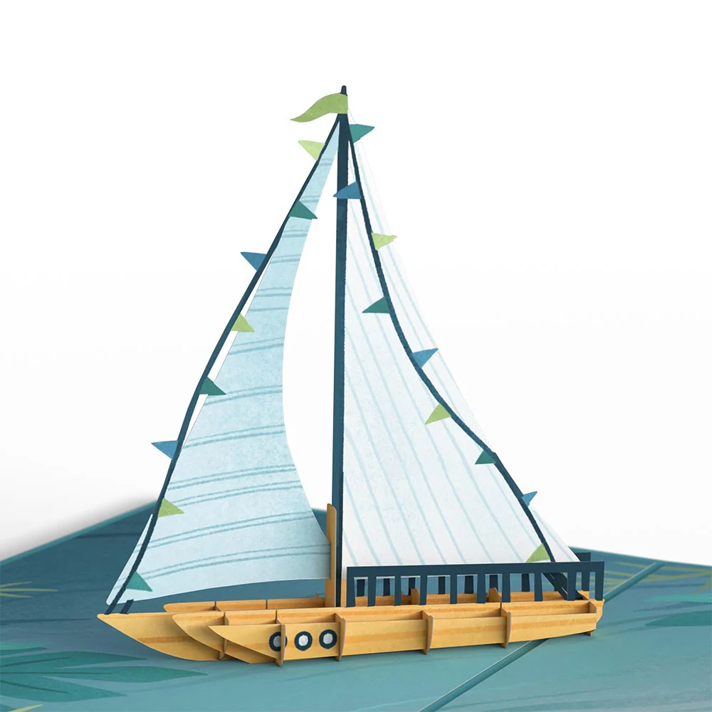 Set Sail Father’s Day Pop-Up Card - Image 2