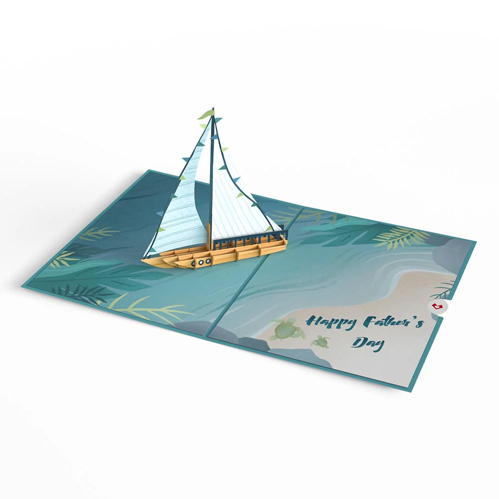 Set Sail Father’s Day Pop-Up Card - Image 3